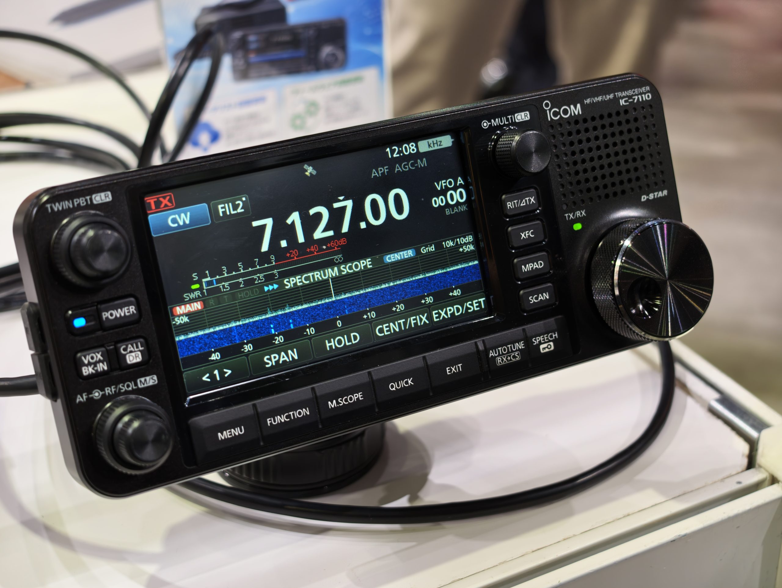 You are currently viewing Icom IC-7110 (HF-UHF 100W Mobile) First Look – Photos & Video